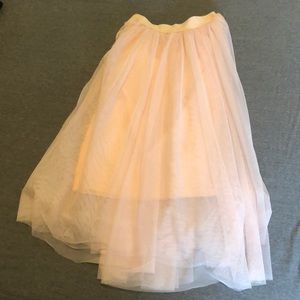Baby Pink Tulle Skirt